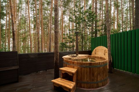 Купель на открытом воздухе