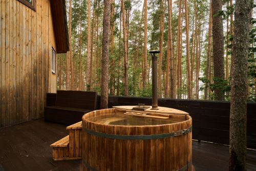 Купель на открытом воздухе